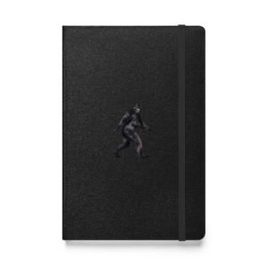 Bigfoot on a Hardcover bound notebook