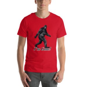 Big Bigfoot on a Unisex t-shirt